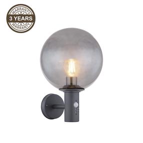Lampa Domoletti Smoky DH07.071, 15W, E27, IP44, antracīta