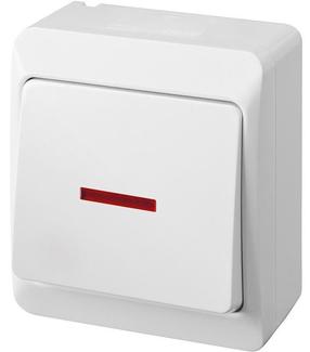 Perjungiklis Elektro-Plast Hermes 0341-02, baltos sp