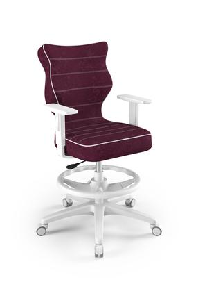 Laste töötool Duo Visto 07, 64 x 64 x 102.5 cm, valge v./violetne v.