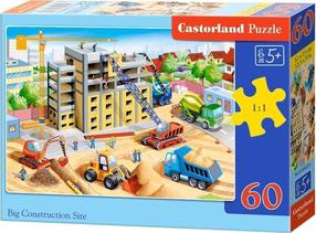 Пазл Castorland Big Construction Site 464043, 23 см x 32 см, 60 шт., многоцветный