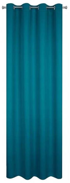 Blackout aizkari, tumša tirkīza krās., 135 cm x 250 cm