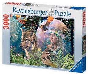Dėlionė Ravensburger Lady of the Forest, 121 cm x 80 cm, 3000 vnt., įvairių spalvų