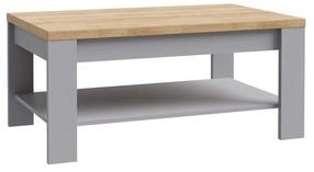 Kohvilaud Forte Carmen, tamm v./hall v., 100 cm x 60 cm x 45.7 cm