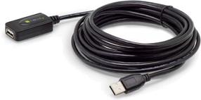Kabelis Techly USB male - USB female 362220 USB male, USB female, 20 m, melna krās.