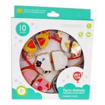 Žaislas Lucy & Leo Farm Animals, 1.5 cm, įvairių spalvų, 10 vnt.