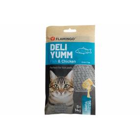 Kārumi kaķiem Flamingo Deli Yumm, zivs, 0.070 kg