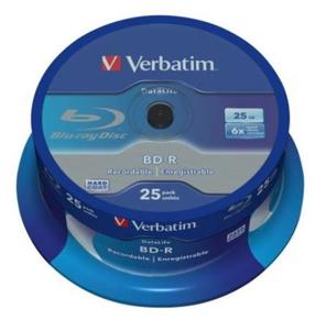 Įrašomas kompaktinis diskas Verbatim BD-R, 25 GB, 25vnt.
