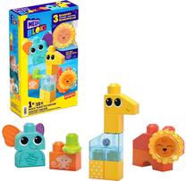 Kaladėlės Mattel Mega Bloks Rock N Rattle Safari HKN42, 15 vnt.