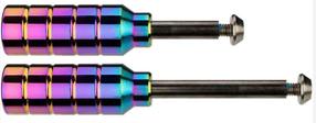 Priedas paspirtukams, kaiščiai Black Dragon Stunt Scooter Pegs, chromo sp., 2 vnt.