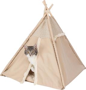 Namelis katei Trixie Boho Tipi, smėlio sp., 55 cm x 55 cm