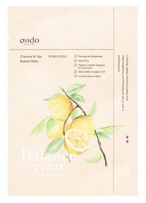 Veido kaukė Ondo Beauty 36.5 Charcoal & Yuja Pong-Pong