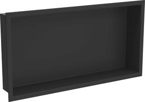 Įleidžiama sieninė lentyna Mexen X-Wall-R, 10 cm x 30 cm x 60 cm, juoda sp.