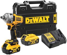 Akumulatora uzgriežņa atslēga Dewalt DCF891P2T-QW, 18 V, 5000 mAh