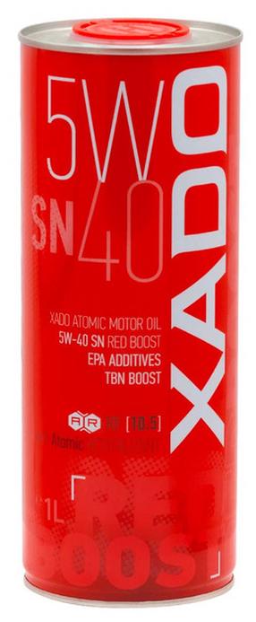 Motoreļļa Xado SN Red Boost 5W - 40, sintētiskais, 1 l