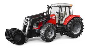  Mängutraktor Bruder Massey Ferguson 7624, 1:16, valge v.