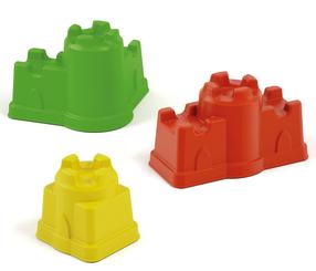 Liivakasti mänguasjade komplekt Adriatic Castle Set, mitmevärviline, 3 tk