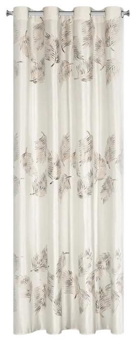 Naktinė užuolaida Idalia ZKKA-01, kreminė sp., 140 cm x 250 cm