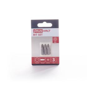 Skrūvgriežu uzgaļu komplekts Haushalt PZ2 S2, PZ2, 25 mm