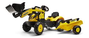Pedaaltraktor Falk Komatsu, kollane v.
