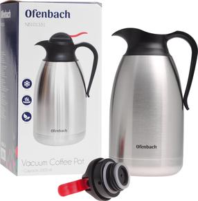 Lauatermos Ofenbach, 2 l, hõbe v./must v.