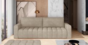Sofa Lazaro Paros 02, šviesiai ruda sp., 97 x 247 cm x 92 cm