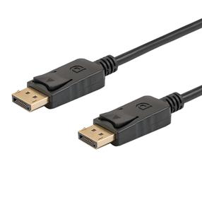 Vads Savio DisplayPort - DisplayPort CL-85 Displayport, Displayport, 1.8 m, melna krās.