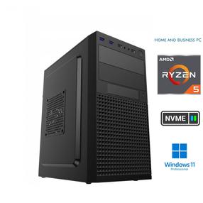 Stacionarus kompiuteris Mdata Ryzen 5 5600G, DDR4 32 GB, SSD 2 TB, AMD Radeon RX Vega 7 Dynamic, Windows 11 Pro Business