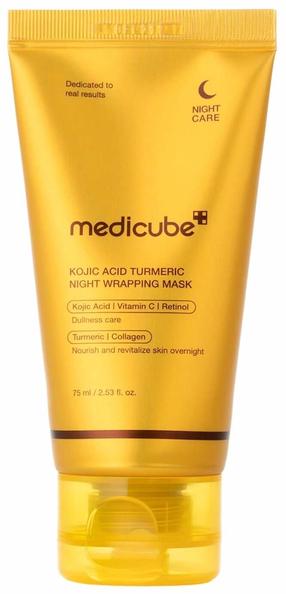 Näomask Medicube Kojic Acid Turmeric Night Wrapping, 75 ml