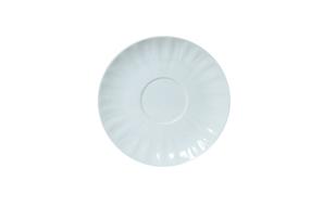 Lėkštutė desertinė Domoletti Floral, Ø 14 cm, balta sp.