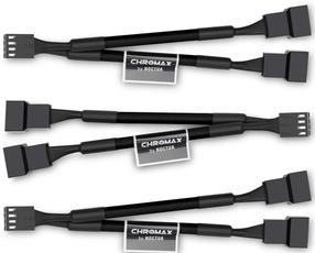 Kabelis Noctua chromax.black NA-SYC1 NA-SYC1 chromax.black 4 pin, 4 pin, 0.015 m, juoda sp.