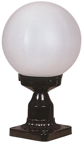 Brīvi stāvošs āra gaismeklis Opviq BSU-68160-BSY-M1KOP, 60W, E27, IP65, melna krās., 20 cm x 35 cm