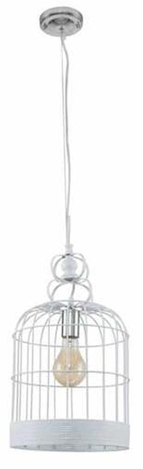 Šviestuvas kabinamas Spot-Light Cage, E27, 1 x 60 W, balta sp. / balta sp.