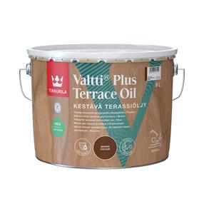 Medienos aliejus Tikkurila Valtti Plus Terrace Oil, ruda sp., 9 l