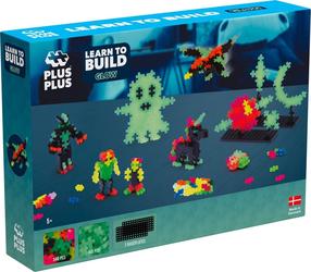 Конструктор Plus Plus Learn To Build Glow 3928, 500 шт., многоцветный