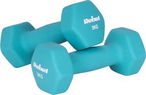 Комплект гантелей Rebel Active, 2 x 3 кг