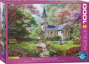 Dėlionė Eurographics Blooming Garden, 67.3 cm x 48.9 cm, 1000 vnt., įvairių spalvų
