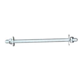 Strypas su veržlėmis ir poveržlėmis Haushalt DIN 975, 400 mm x 14 mm cinkuota