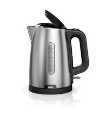 Elektrinis virdulys Braun PurShine WK1500BK, 1.7 l, sidabro sp./juoda sp.