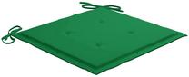 Kėdžių pagalvėlė VLX Garden Chair Cushions, šviesiai žalia sp., 40 cm x 40 cm, 6 vnt.