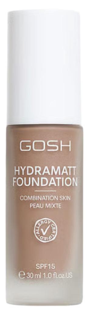 Жидкая основа для макияжа Gosh Hydramatt, SPF 15, очень темно цв., 016n, 30 мл