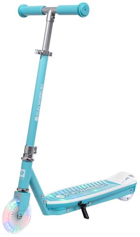 Elektriskais skūteris Rebel Fun Wheels Light, zila krās.