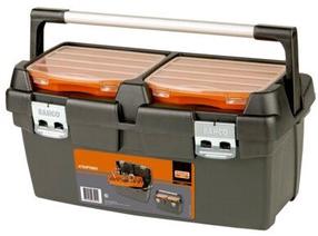 Įrankių dėžė Bahco Plastic Tool Box, 60 cm x 30.5 cm x 29.5 cm, 37 l, oranžinė sp./pilka sp.