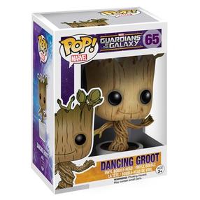 Фигурка-игрушка Funko POP! Guardians of The Galaxy Dancing Groot 5104F, 9.5 см, коричневый цв./белый цв.