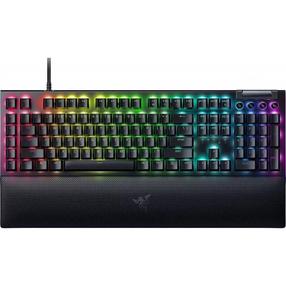 Vadu spēļu tastatūra Razer BlackWidow V4 RZ03-04692500-R3R1 Razer Yellow, EN/RU, melna krās.