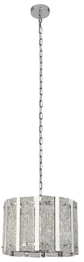 Sietynas kabinamas Searchlight Alexandra 8405-5SS, E14, 5 x 60 W, nikelio sp./satinas / nikelio sp.