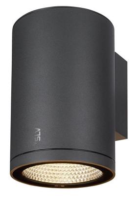 Sieninis lauko šviestuvas SLV Enola Round L, 36W, LED, IP65, antracito sp., 14 cm x 21.8 cm