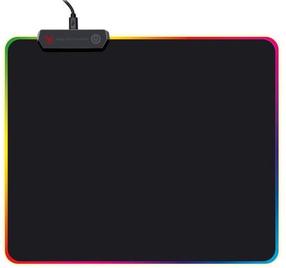 Pelės kilimėlis Omega, 30 cm x 25 cm x 0.4 cm, juoda