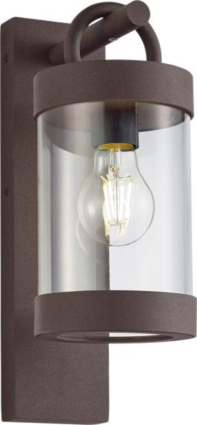 Āra sienas lampa Trio Sambesi, 28W, E27, IP44, brūna krās., 12 cm x 33 cm