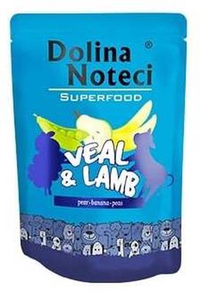 Märg koeratoit Dolina Noteci Superfood Veal and Lamb, lambaliha/vasikaliha, 0.3 kg