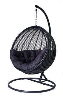 Pakabinamas krėslas Miloo Cocoon De Luxe, juoda sp.
